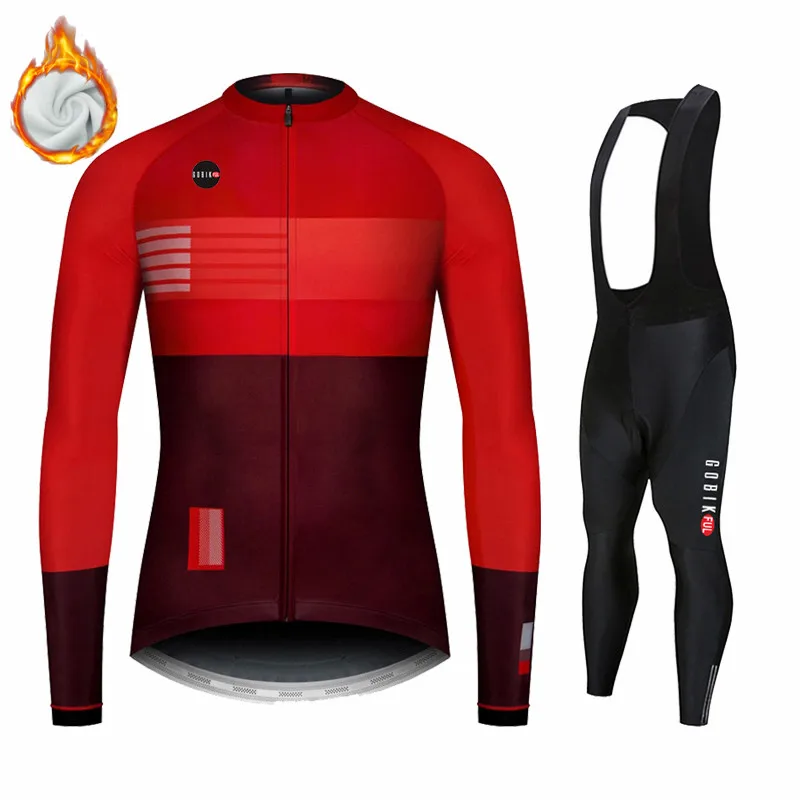 Cycling Jersey Set Winter Team Winter Jersey Cycling Men Sets 2023