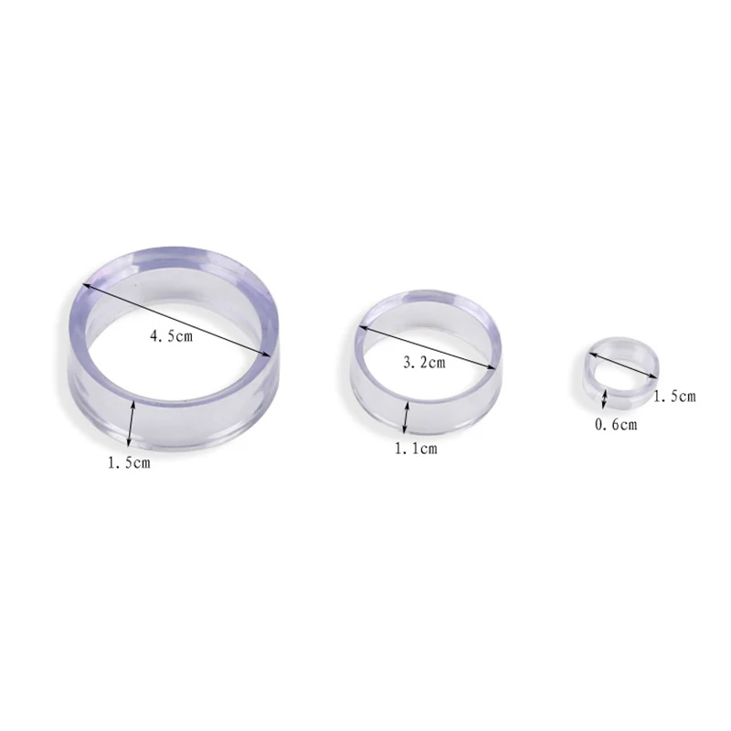 10pcs Acrylic Clear Display Stand Sphere Holder Crystal Ball Quartz Glass Gems Base Pedestal Support Decor Transparent Pedestal 4