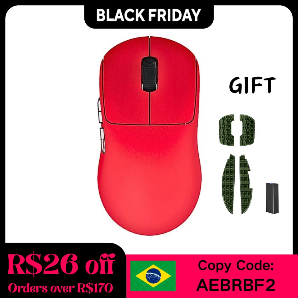 Kysona Aztec PAW3395 Wireless Gaming Mouse 55g Ultra-Light