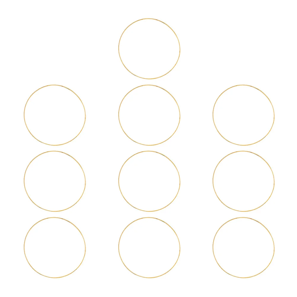 

10/15/20/30cm Metal Ring Dreamcatcher Hoop Dream Catcher Gold Hoop Rings Hoops DIY Circles Round Wooden Wind Chimes For Outside