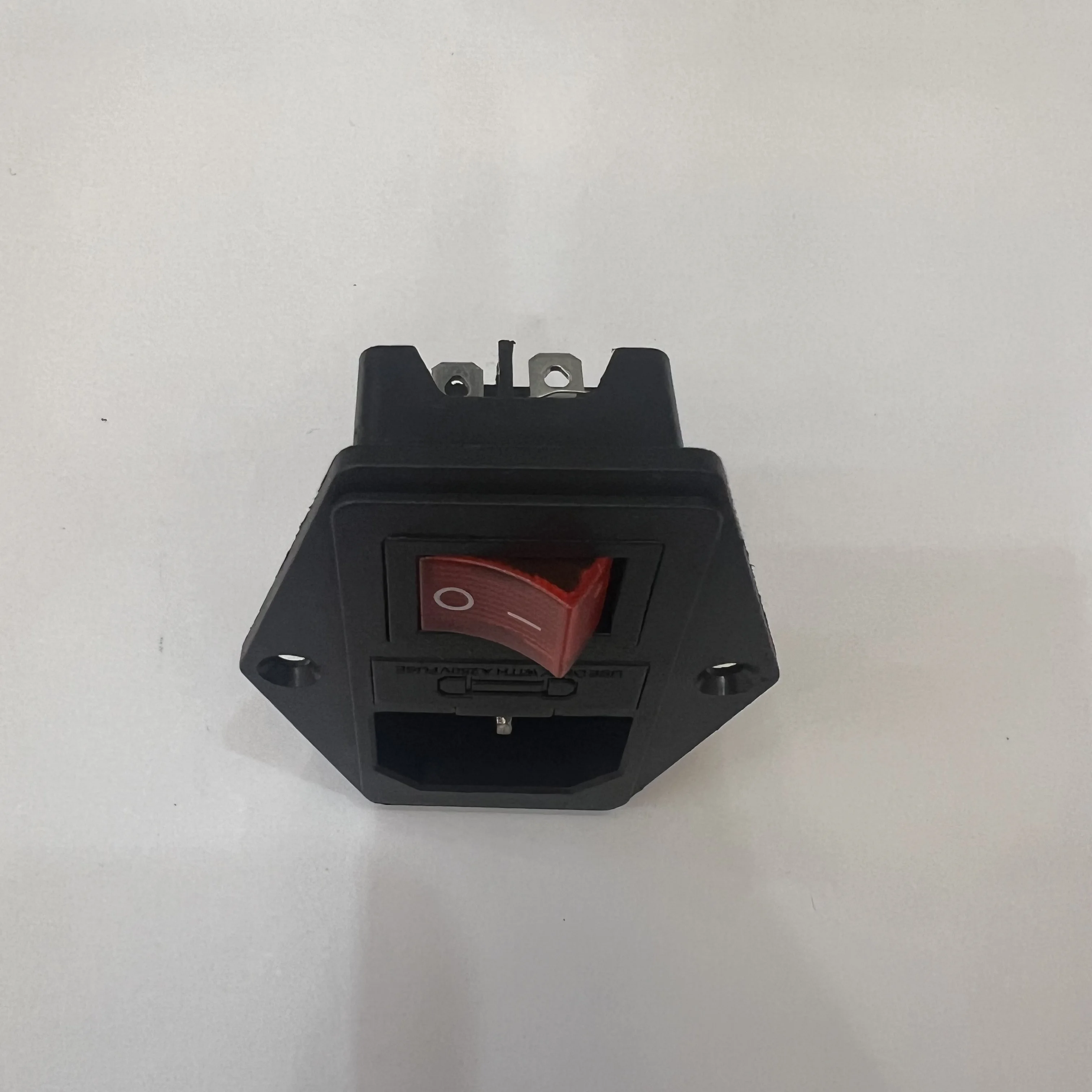 AC-01A power socket with LED and fuse power socket three-in-one with switch and fuse word