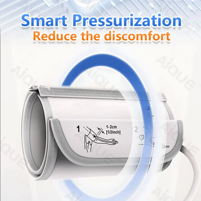 Blood Pressure Monitor Upper Arm Automatic Tonometer Digital Meter BP Medical Sphygmomanometer Pulse Spanish Portuguese Russian blood pressure monitor,blood pressure meter