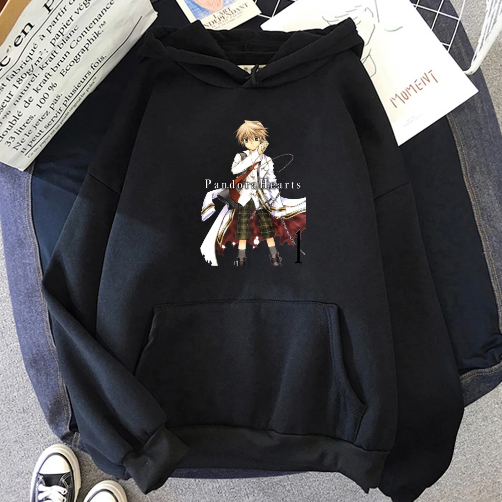 

Pandora Hearts Oversized Hoodie Casual Gothic Fashion Long-sleeved Sweatshirt Men/women Four Seasons High Street O-Neck Fleece