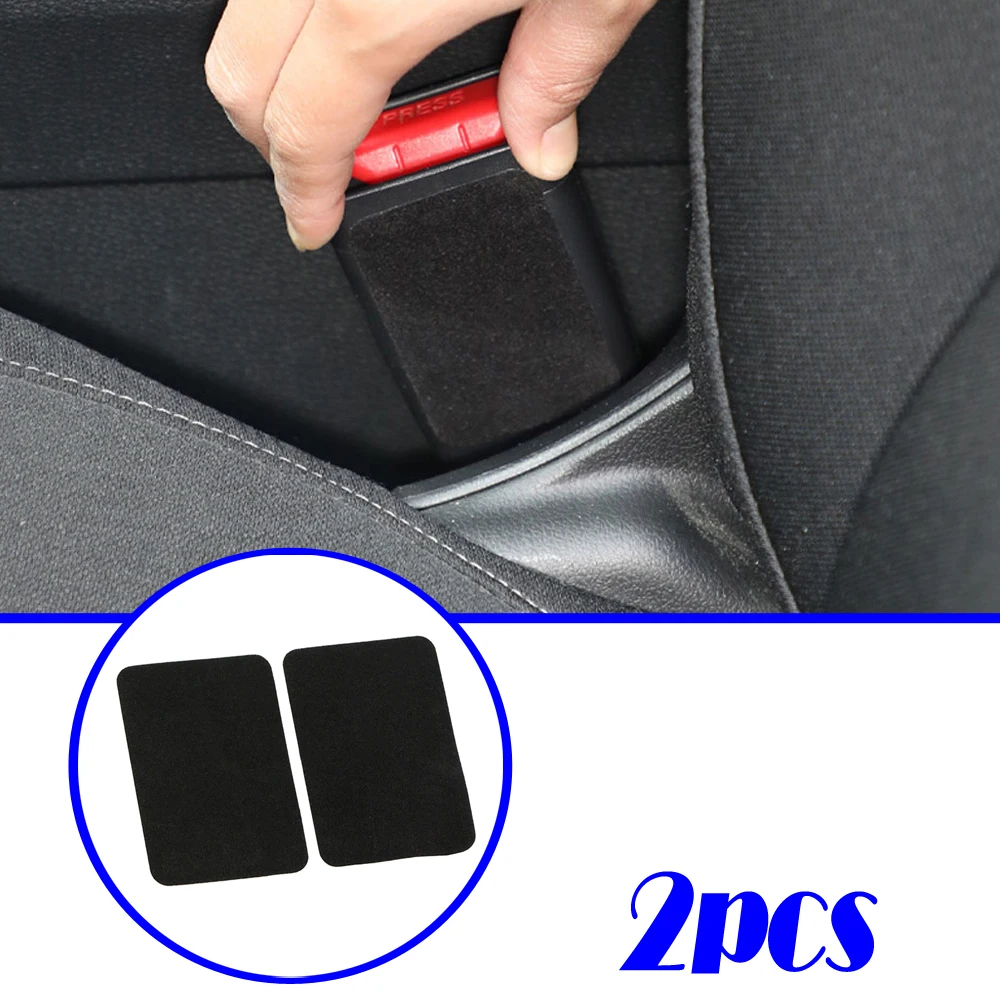 Car Safety Belt Anti-collision Sticker Car Anti Noise Buckle Protector Sticker Seat Belt Protect Pads Auto Accessories 2pcs car accessories seat belt covers seat belt protection seat belt protector car seat belt accessory