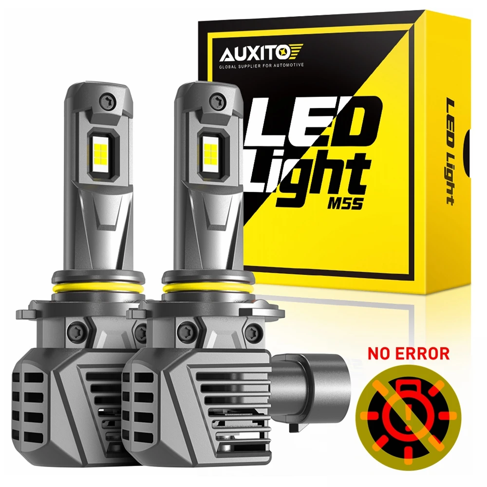 AUXITO 2Pcs 22000LM Super Bright H11 H8 H9 9005 HB3 LED Canbus No