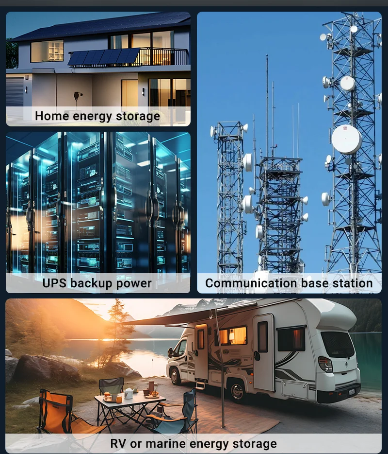 Aninerel 51,2V 100Ah LiFePO4 Batterie 6,2KW 48V Hybrid-Solarwechselrichter 51,2V LiFePO4 Batterie 100Ah 200Ah Bluetooth BMS100A 6000+ Zyklen Klasse A Zellen CAN/RS485 – Detail 18