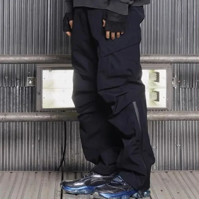 

Новинка 2023, рабочая одежда GRAILZ, штаны, функциональная конструкция, прямые штаны на молнии с клеем, серые, черные