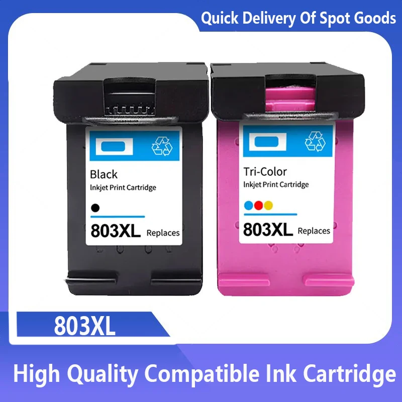 цена For HP803 803XL Ink Cartridge for HP 803 Compatible for HP Deskjet 1112 2132 1111 2131 Officejet 3830 4650 4652 Printer