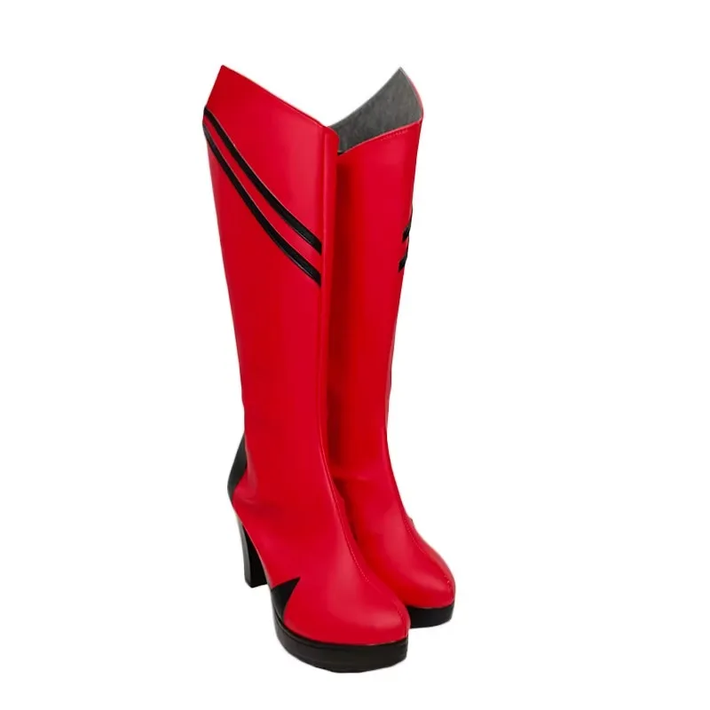 Neon Genesis Evangelion - TV Series: Rei Ayanami & Asuka Langley Soryu | Leather Combat Boots Cosplay Shoes