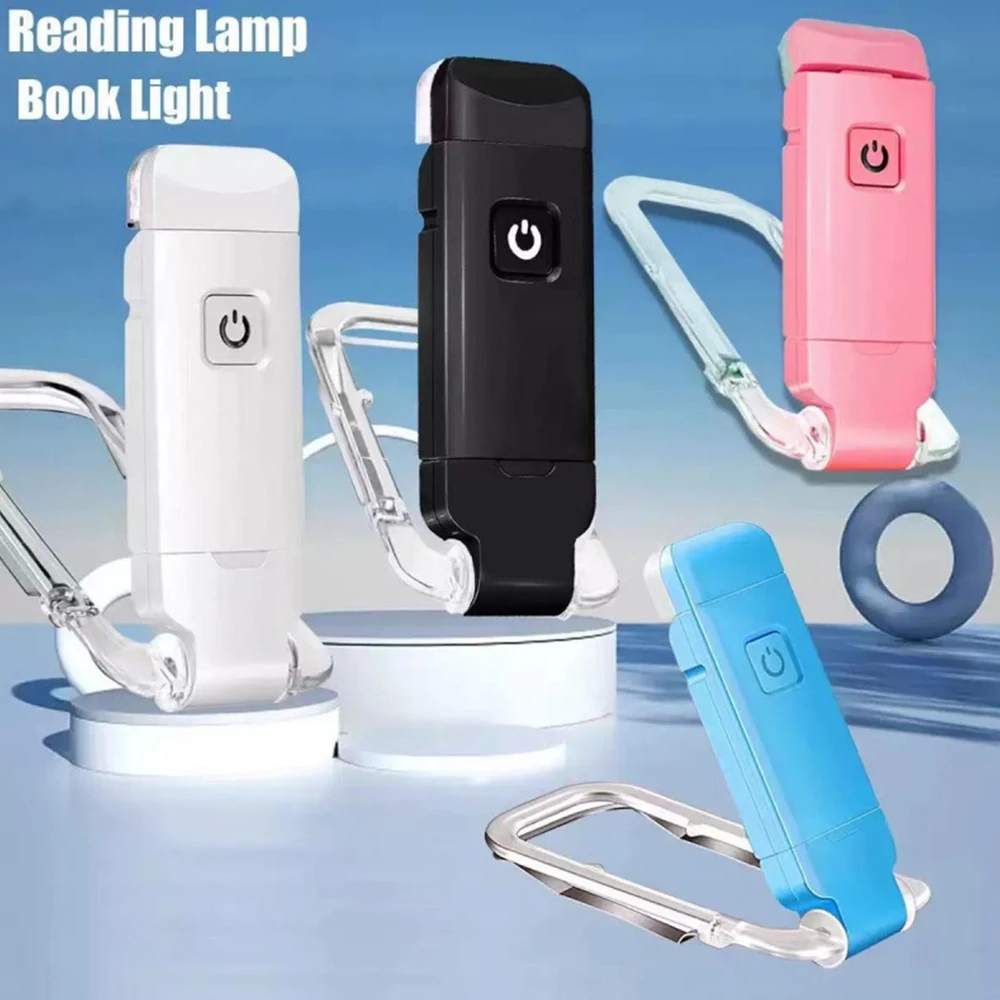 Portable LED USB Rechargeable Eye Protection Reading Light with Clip