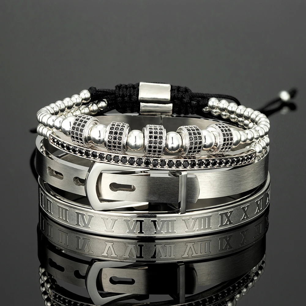 ちくわ ベルト ブレスレット 箱付き 証明書付き 未使用に近い Roberto Martinez Sterling Silver Chino Links ID Bracelet