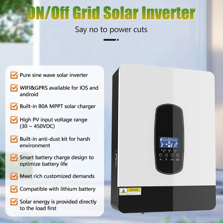 Solar photovoltaic inverter control integrated machine - High-power 1KW - 11KW p