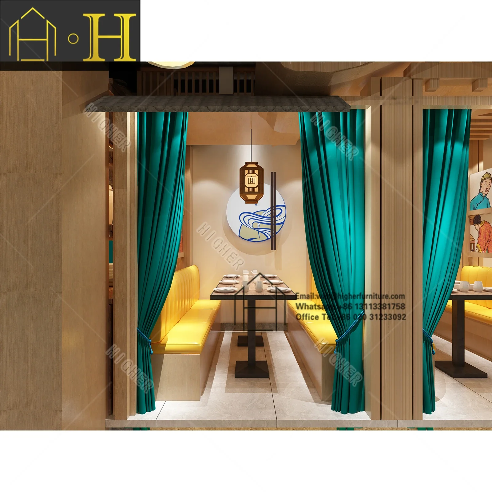 high quality restaurant table wooden dinning table and chair set for restaurant and bar