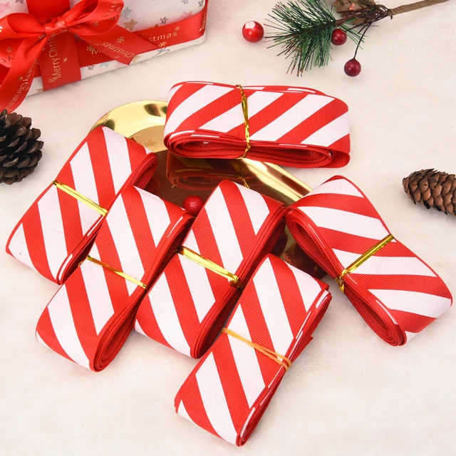 Christmas Ribbons, 5 Yards Christmas Wrapping Ribbon Christmas