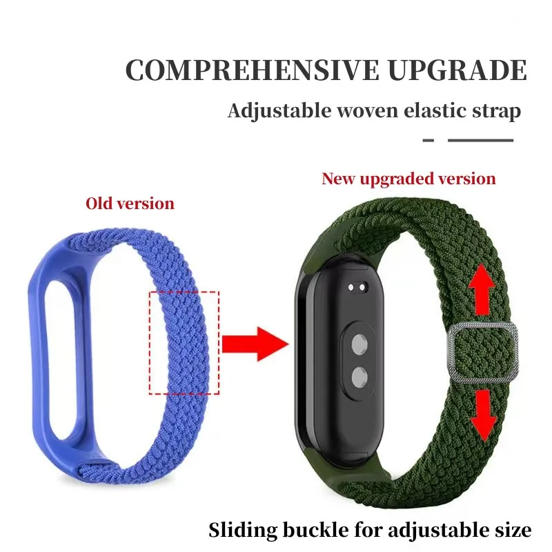 ?? ??  8 ?U ?, a?a ?e ?? ?ao ?oa,   E ?a , Pulsera correa Miband 8 NFC o?