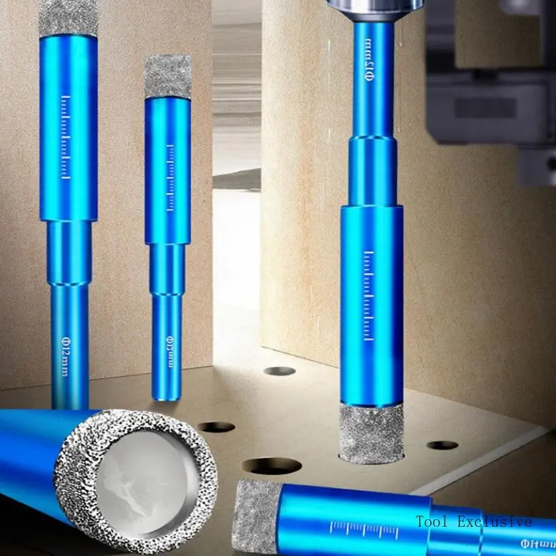 

1Pc 6-12MM Tile Drill Bit Glass Hole Opener Marble Special Hole Opener Household Dry Drilling Diamond Core Bit Meal Drilling