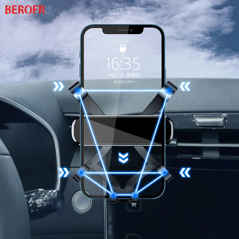 LHD 자동차 전화 거치대, 현대 투싼 NX4 2023 2022 2021 자동차 스타일링 브래킷, GPS 스탠드, 회전식 지지대 모바일 액세서리