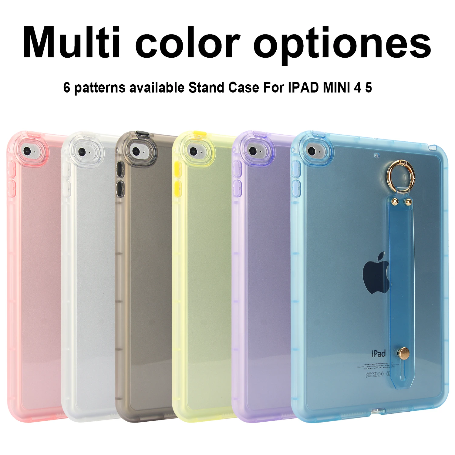 Eco-Friendly TPU Tablet Case with Adjustable Wrist Strap - Flexible, Soft, and Tear-Resistant Bumper Cover