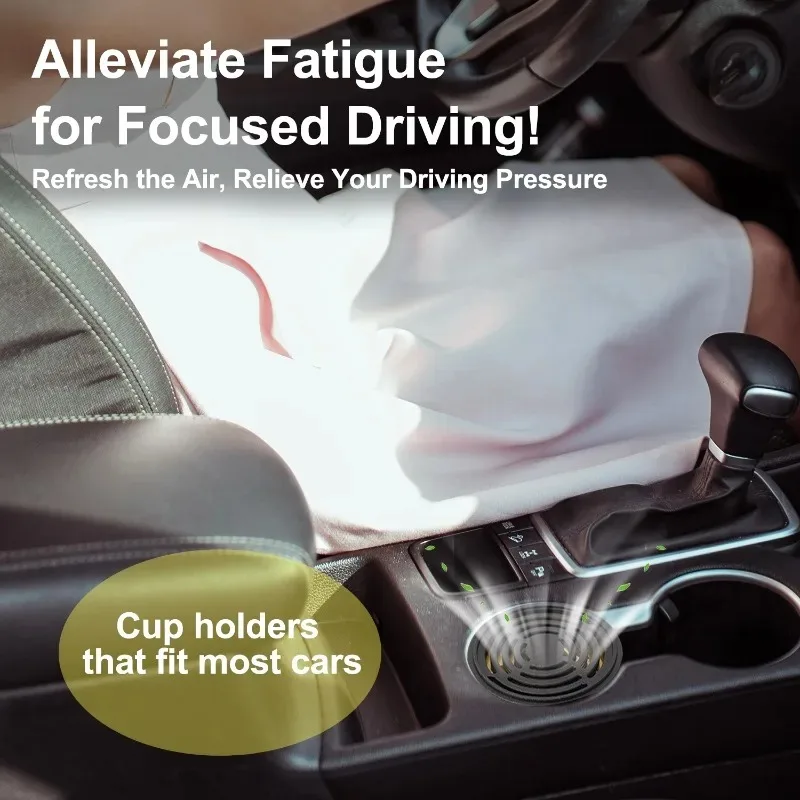 Car Air Freshener Wooden Organic Cans Odor Eliminator Natural Essential Oil Car Diffuser Long-Lasting Fragrance for Home Closet