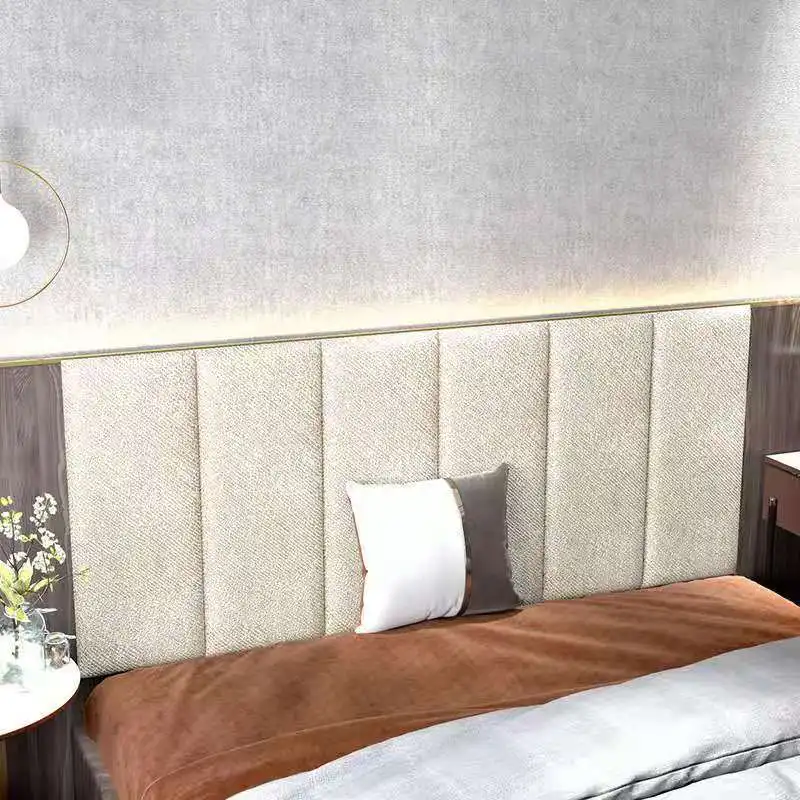 Bed Headboard Sticker Hotel Room Decor Aesthetic Anti-collision Head Board Bedroom Tatami Front Panels Self-adhesive Cabecero