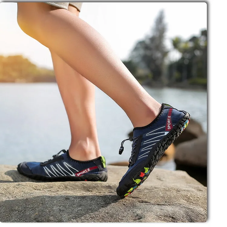 Summer New Quick-Drying Breathable Five-Toe Shoes Summer Fishing Non-Slip Swimming  Outdoor Sports Creek Shoes