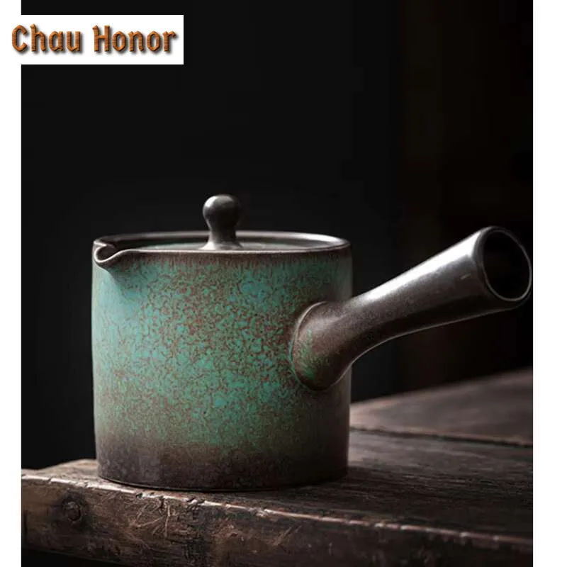 150ml Small Capacity Japanese Chinese Teapot Side Handle Pot Tea Maker Ceramic Kungfu Tea Set Tea Pot With Filter Tea Ceremony