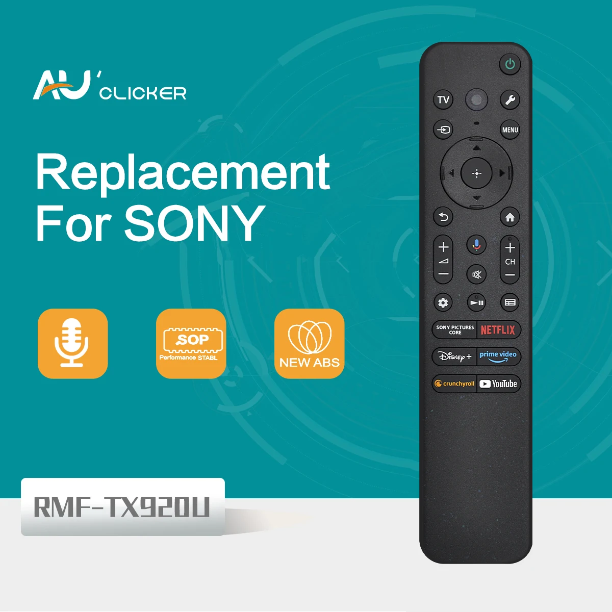 RMF-TX920U 음성 리모컨 백라이트 음성 리모컨 찾기 기능 USB 충전  ..
