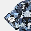 Mens Summer Tropical Floral Shirts Short Sleeve Button Down Aloha Hawaiian Shirt Casual Holiday Vacation Beach Shirt Chemise 3XL 5