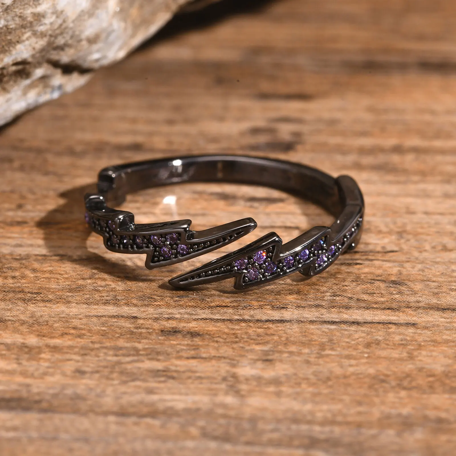 Charm-Ring für Männer und Frauen, Geschenk, Flash-CZ, offener Ring, Mikro gepflastert, 5A, kubischer Zirkon, modischer klassischer Schmuck, Accessoires – Detail 6