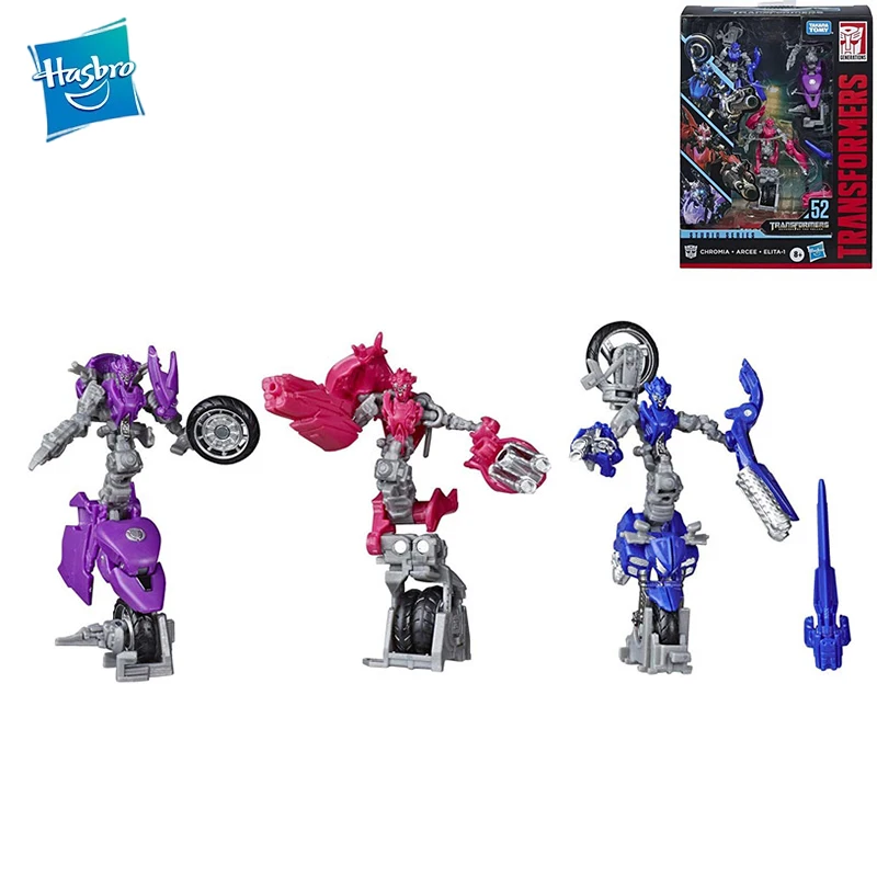 

In Stock Original Hasbro Transformers SS52 CHROMIA ARCEE ELITA Deluxe PVC Anime Figure Action Figures Model Toys