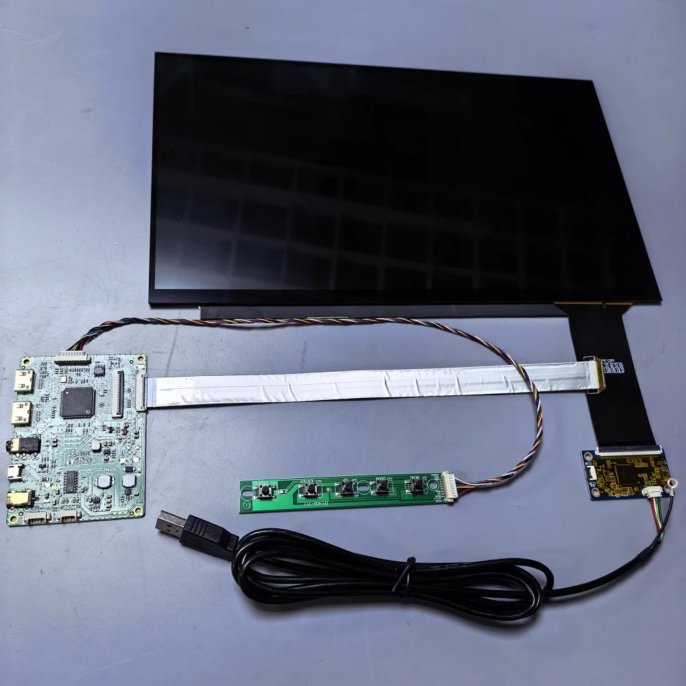 13.3인치 터치 디스플레이 모듈 키트 HD1080P 풀뷰 IPS 정전식 터치 USB 플러그 앤 플레이
