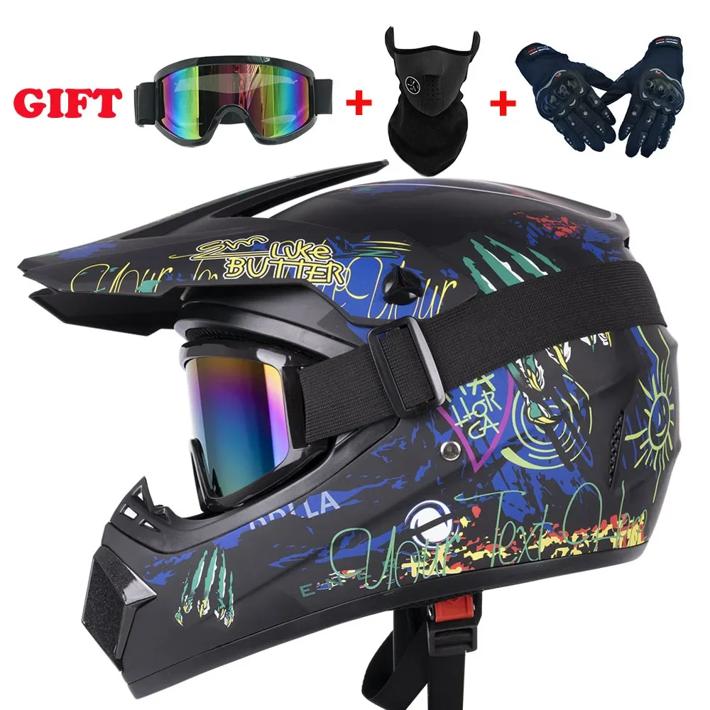 Full Face Motorcycle Helmet Off-road Motorbike Free Shipping Send 3 Gifts Downhill AM DH Cross Capacete Motocross Casco helmets 4