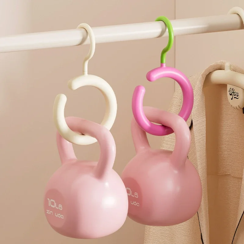 Dopamine Hook Multifunctional Rotating Non Perforated Scarf Hat Bag Hanger Circular Silk Scarf Display Stand