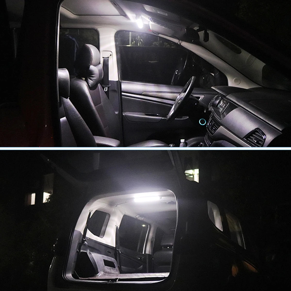 4 Barras Led De Luces Led Para Interior De Coche. Con Mando A Distancia.  Con Enchufe