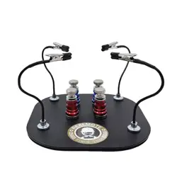 Enhanced Soldering Clamp - Flexible Arm PCB Clip with Holder for Repair and Desoldering Tasks (PCB Holder)