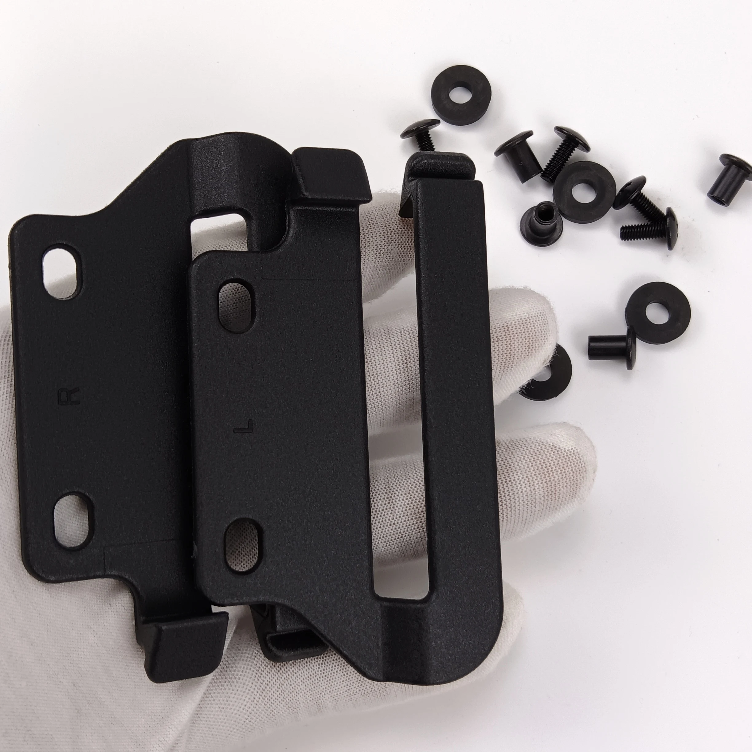 1pair Kydex IWB Holster Clips K Sheath Waist Clip Accessories Kydex Knife Scabbard Waist Clip Parts