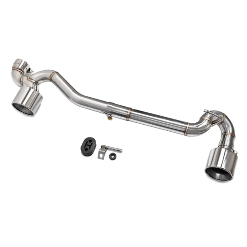 Stainless Steel Dual Exhaust Tip For BMW E90 E92 320i 318i 325i-2013 Exhaust Pipe Muffler Tailpipe Retrofit Car Accessories exhaust muffler tip