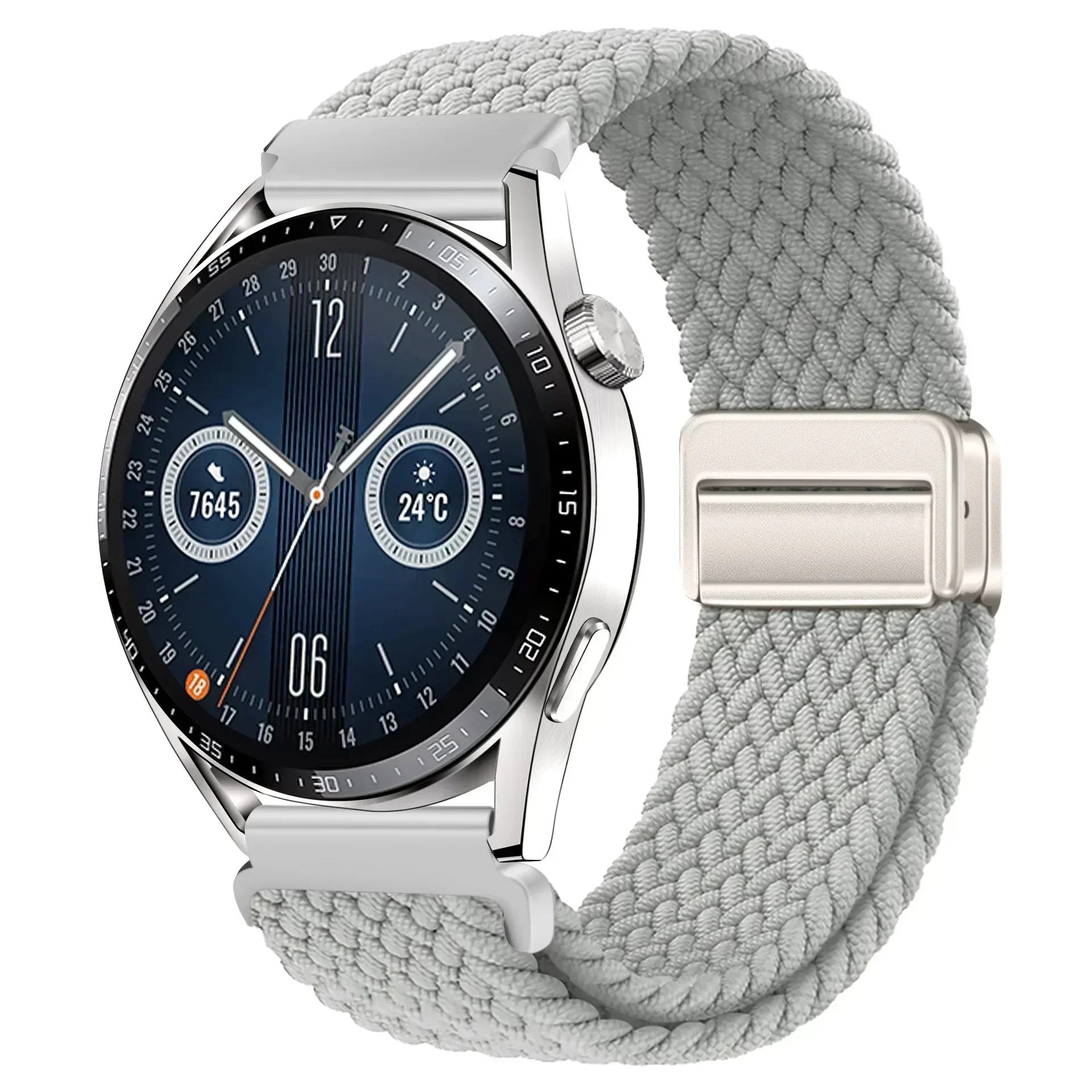 Magnetic Braided Nylon Watch Band - 22mm & 20mm Strap