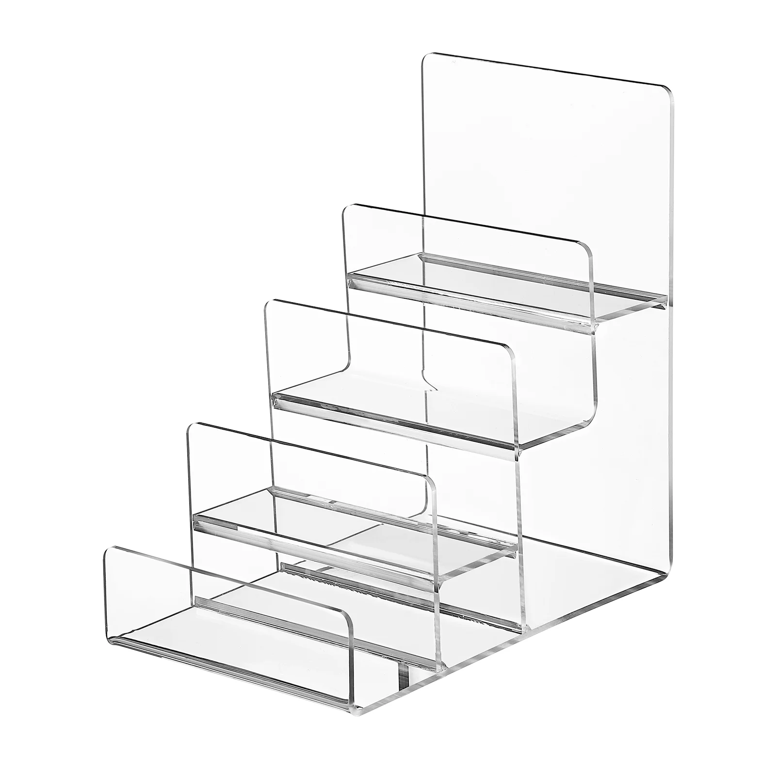 Display Acrylic Stand Purse Risersholder Organizer Wallet Shelf Clear