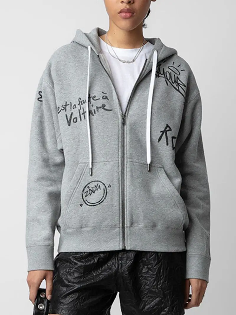 2023-aw-women's-grey-zip-up-hoodie-with-manifesto-tags-print-on-front-and-black-ladies-fashion-hoodie