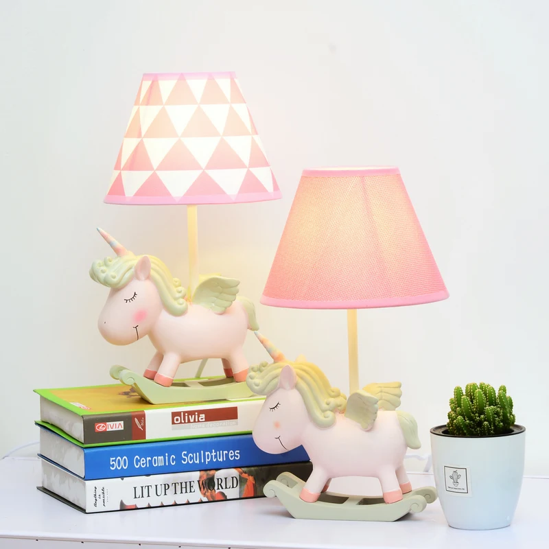 

Kids desk lamp boy girl bedroom unicorn baby bedside lamp night light woman birthday gift pink table lamp