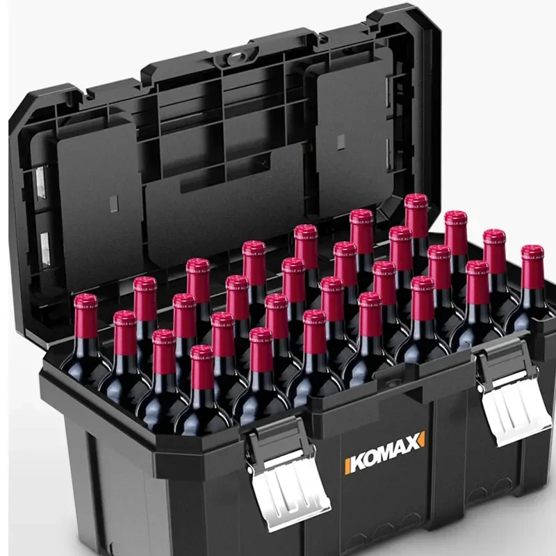 Portable Waterproof Tool Boxs Shockproof Large-capacity Multifunctional With Buckle Hard Empty Toolbox Plastic Tool Carry Case 2
