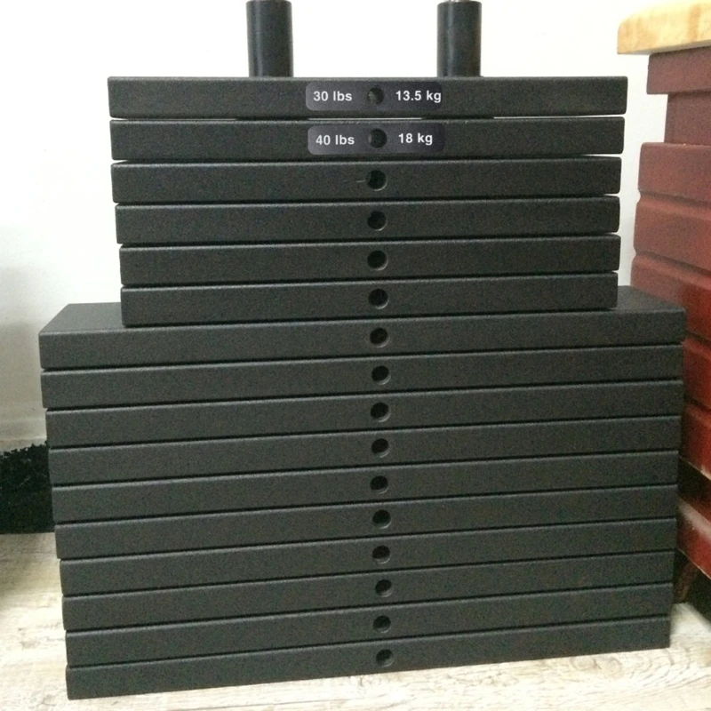 4.5kg to 90kg Weight Block Sticker Weight Stack Labels Weight Sticker Labels for Dumbbells Barbells and Weight Plates F19E 4
