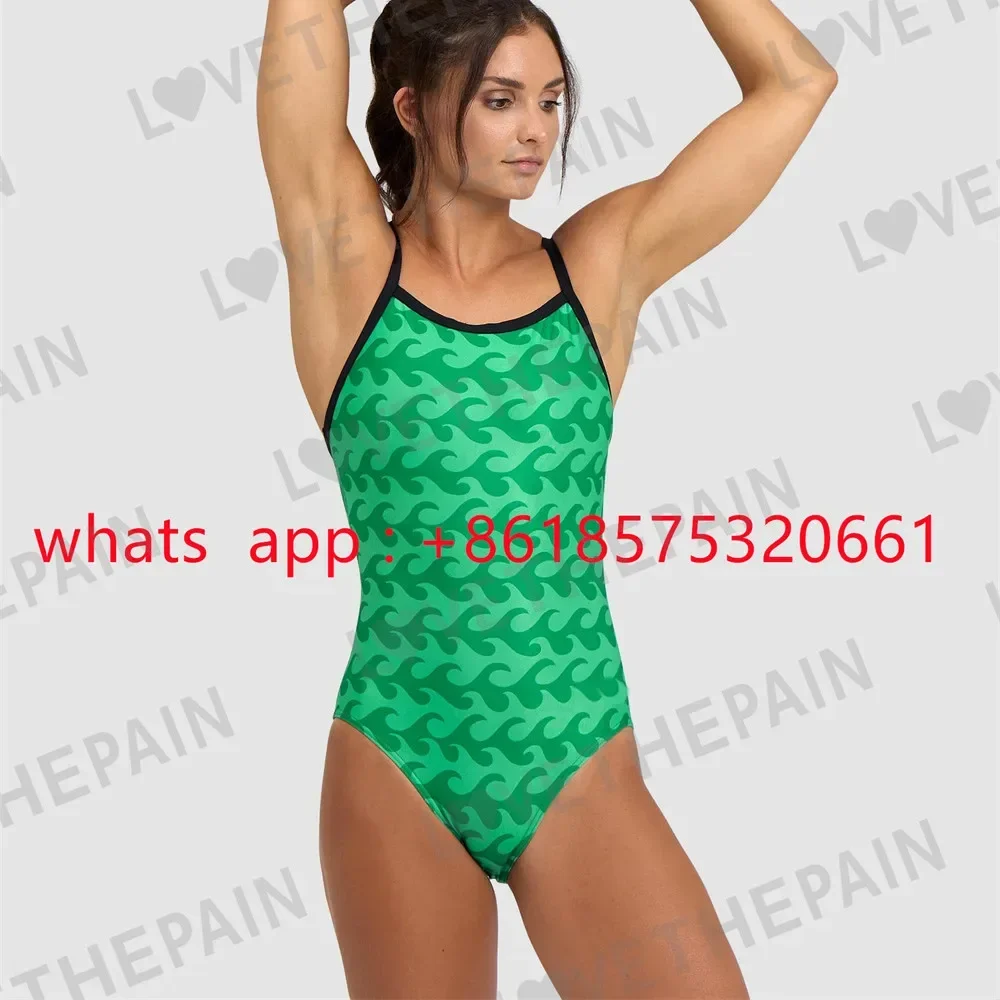 Women's Professional One Piece Swimsuit Quick Dry Tight Back main image 1