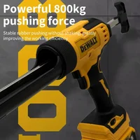 Pistolet à mastic électrique sans fil DeWalt 6 vitesses pour portes, fenêtres, verre, adhésif, colle, avec lumière LED 2