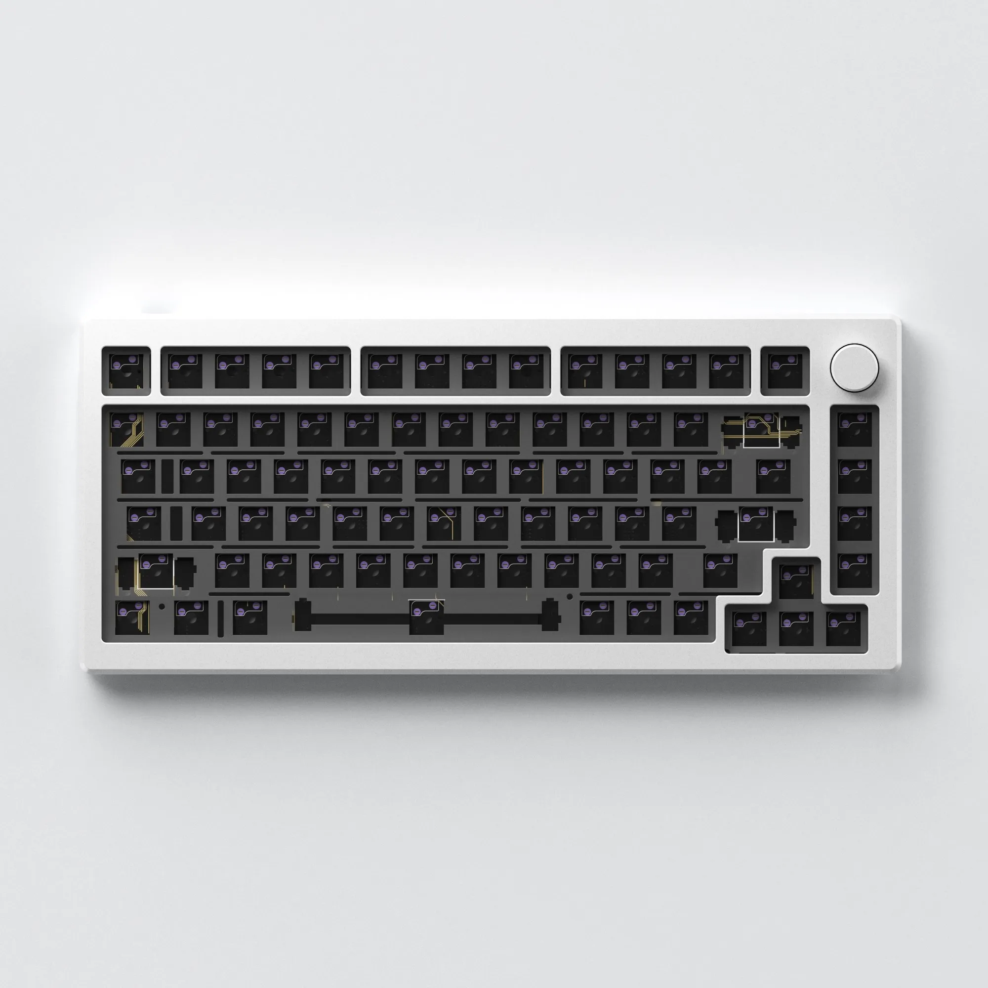 

Клавиатура Akko MOD007 V2 RGB, Проводная Механическая игровая клавиатура с ЧПУ, с горячей заменой, прокладкой и креплением, для самостоятельной сборки, 82 клавиши