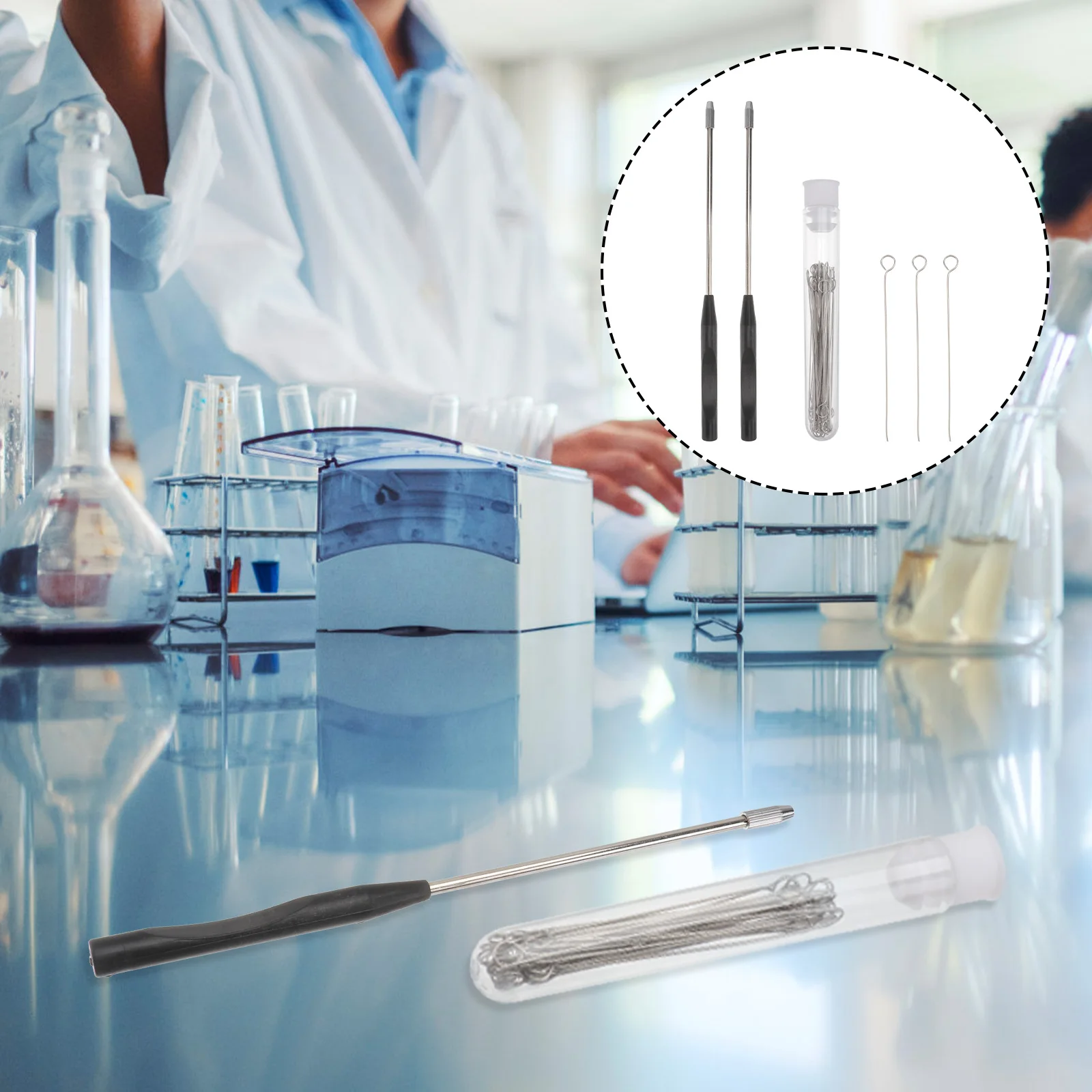 Inoculating Rod Pure Copper for Microbiological Testing Molecular Biology Laboratory