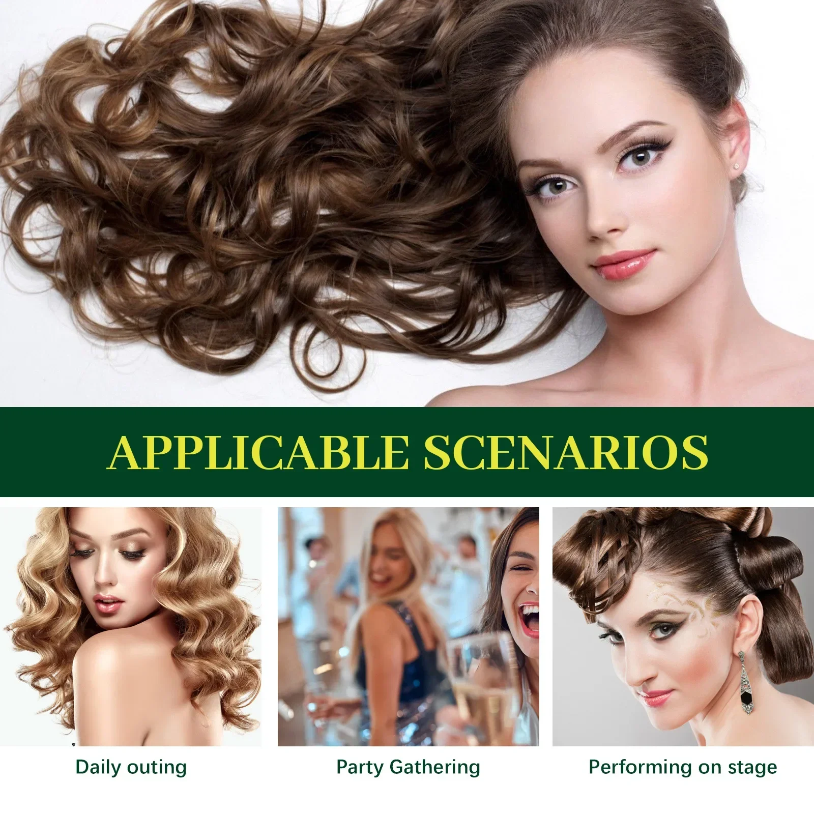 Hair Styling Tool Fluffy Olive Oil Shaping Cream Curly Hair Mousse Hydrating Prevent Dryness Nourishing Elastin 60ml