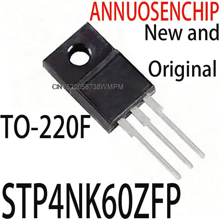 10PCS-P4NK60ZFP-P6NK60ZFP-P8NK80ZFP-P9NK50-TO-220F-STP4NK60ZFP ...