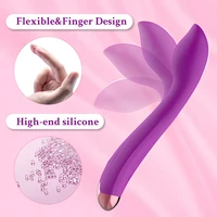 Fingerdildo-Vibrator für Frauen, 10, leistungsstarker Vibrationsmodus, Klitoris, G-Punkt-Stimulation, Massagegerät, Vagina, Masturbator, Sexspielzeug für Erwachsene 4